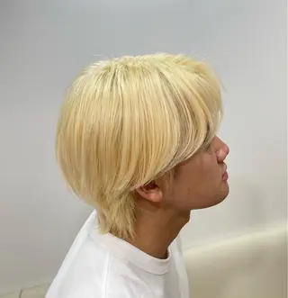 カラー メンズ カマタ ハルキのヘアスタイル