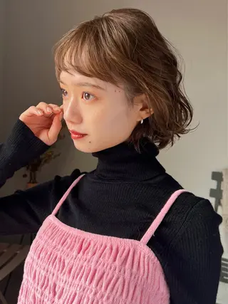 カラー 國米 遥生のヘアスタイル