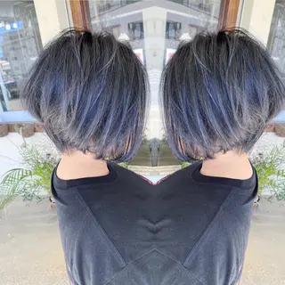 ミディアム カラー grand juteのヘアスタイル