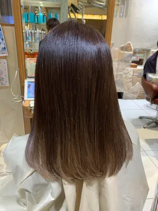 ミディアム 新宿メンズパーマ特化 メンズバレイヤージュのヘアスタイル