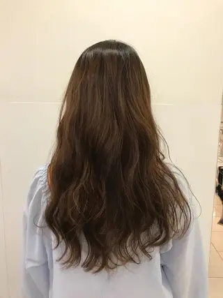 ロング パーマ 大石 さやかのヘアスタイル