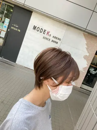 ショート カラー SHAFT Ieiriのヘアスタイル