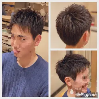 ショート メンズ タカハシ タクミのヘアスタイル