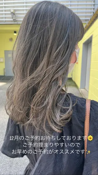 セミロング カラー ヘアアレンジ 🌷ボブ/髪質改善 ストレートのヘアスタイル