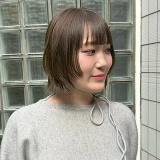 ミディアム カラー ボブレイヤー/ ブリーチ/miyuuのヘアスタイル