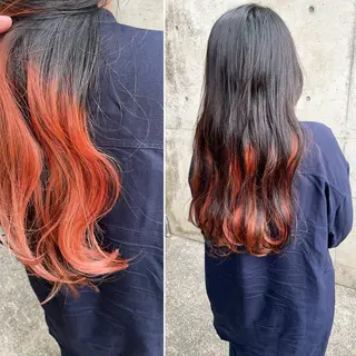 ロング カラー 日高 香織のヘアスタイル