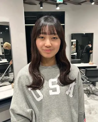 ロング 寺川留以 /カットモデル募集中のヘアスタイル