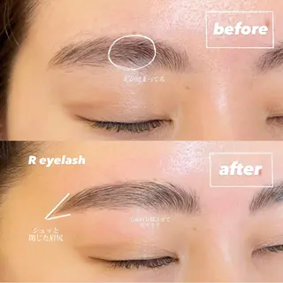 セミロング カラー パーマ ヘアアレンジ メンズ キッズ ネイル マツエク・マツパ アイブロウ 𝑹 eyelashのマツエク・マツパデザイン