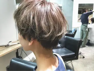 ショート カラー 坂本 裕介/パーマのヘアスタイル