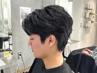 ショート パーマ メンズ メンズパーマ✨️村越 雄斗のヘアスタイル