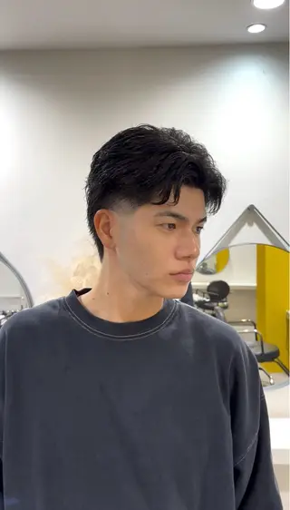ショート メンズ 文字 遼哉のヘアスタイル