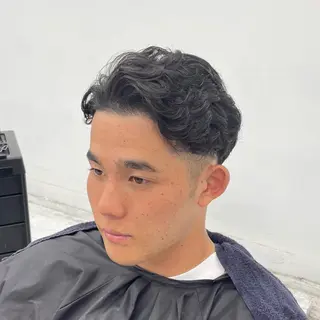 ショート パーマ 【柏メンズパーマ職人 】店長　KAZUMAのヘアスタイル