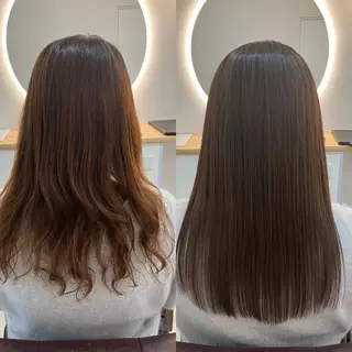ロング カラー ヘアアレンジ キッズ 横浜関内髪質改善 re:Magoのヘアスタイル