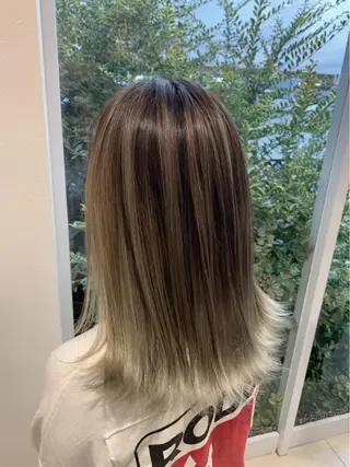 ミディアム カラー EARTH石巻店 尾形  裕のヘアスタイル