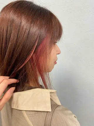 ミディアム Lepps れいなのヘアスタイル