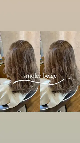 セミロング カラー 🐸鈴木 綾乃🐸のヘアスタイル