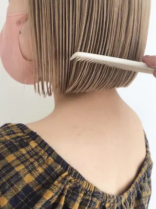 ミディアム カラー Memories 銀座のヘアスタイル