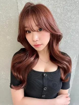 カラー ロング Lond Roleのヘアスタイル