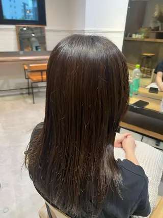 セミロング シャドウパーマ No.1うえちりくのヘアスタイル