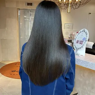 ロング 【縮毛矯正・艶髪】 髪質改善　橋本🌟のヘアスタイル