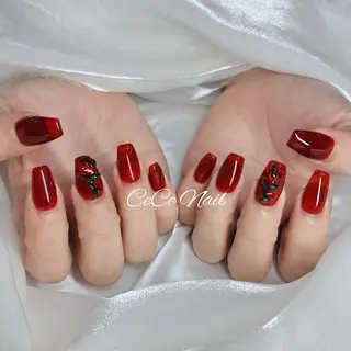 ネイル CeCeGarden ✨️キラキラワンホンのネイルデザイン