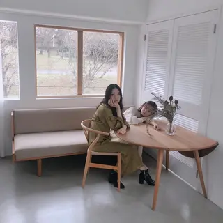 ロング パーマ カットカラーモデル BASSA上石神井店のヘアスタイル