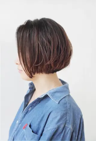 ショート パーマ 松岡 知のヘアスタイル