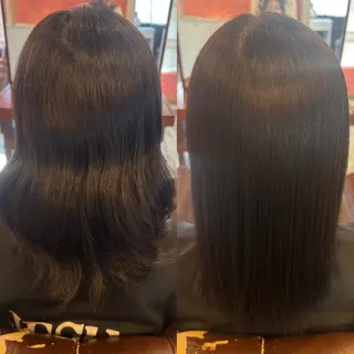 セミロング キッズ 安達 望のヘアスタイル