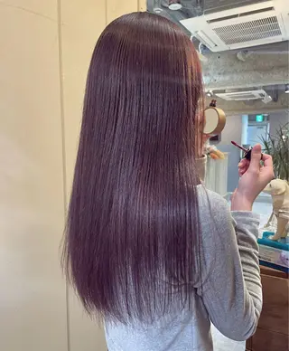 ロング カラー 狩野 羅夢のヘアスタイル