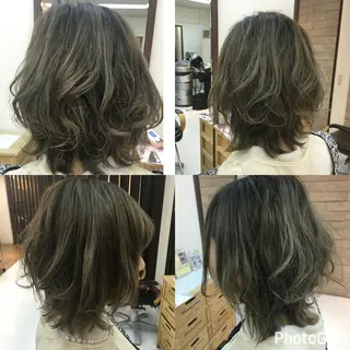 ショート カラー SHIORI💜口コ ミNo.1艶カラーのヘアスタイル