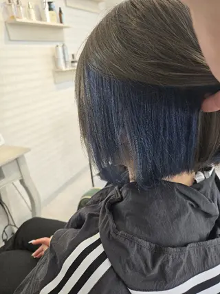 ミディアム 【ハイライトに自信】 福田 将太のヘアスタイル