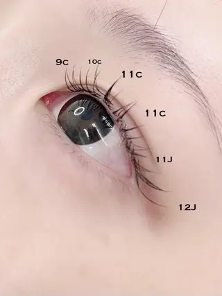 マツエク・マツパ Nail&Eye コルン　矢澤のマツエク・マツパデザイン