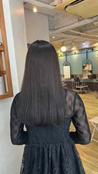 セミロング カラー ミディアムレイヤー/ 艶カラー🎀　emiのヘアスタイル
