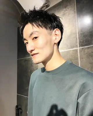 ヘアアレンジ メンズ メンズ特化✂️栗原 侑也のヘアスタイル