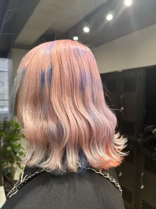 カラー ルシ🎨/ハイトーン デザイン/髪質改善のヘアスタイル