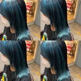 ミディアム カラー レイヤー×艶髪特化 マネージャー安藤光司のヘアスタイル