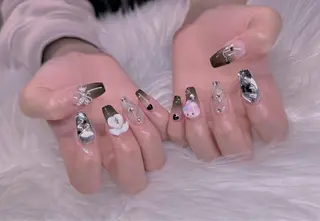 ネイル 長さだし専門店 M2　rikaのネイルデザイン