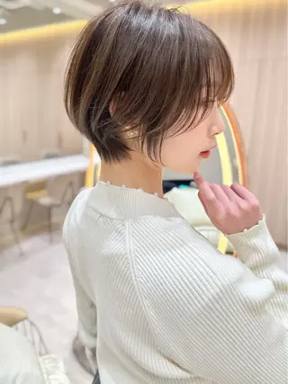 ショート カラー 縮毛矯正✨🫧 レイヤー川村利幸のヘアスタイル