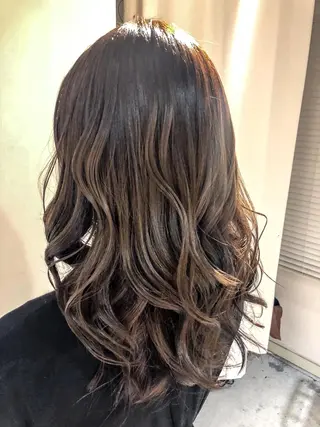 ロング カラー ヘアアレンジ レイヤー×ヘッドスパ ＊保田遥＊のヘアスタイル