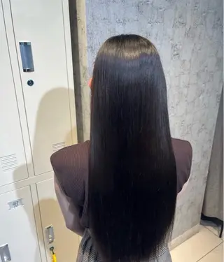 髪質改善 💠 韓国風うる艶/シオリのヘアスタイル