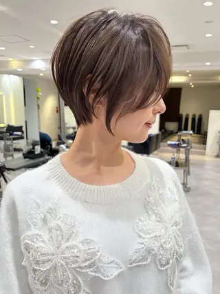 ショート 大人ショート特化/ カットモデル/表参道のヘアスタイル
