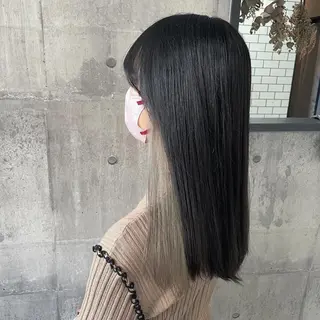 セミロング カラー Hair Labo ASH  あみん♡のヘアスタイル