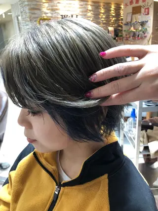 ショート カラー cherir髪質改善 パーソナルカラー診断のヘアスタイル