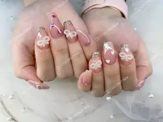 ネイル 神田 ココナッツのネイルデザイン