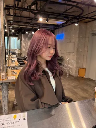 ロング カラー ハイトーン 横浜💞ミオのヘアスタイル