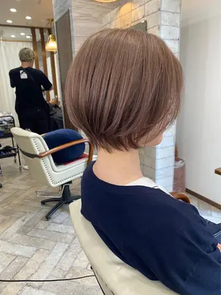 ショート カラー パーマ ヘアアレンジ メンズ キッズ ネイル マツエク・マツパ アイブロウ エクステモデル募集 💗大阪梅田/川上のヘアスタイル