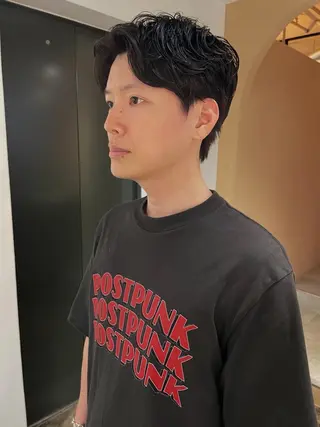 ミディアム パーマ メンズ 💈メンズパーマ& カット💈小林真也のヘアスタイル