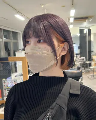 カラー パーマ ヘアアレンジ メンズ キッズ ネイル マツエク・マツパ アイブロウ ショートヘア原宿 fifth コシのヘアスタイル