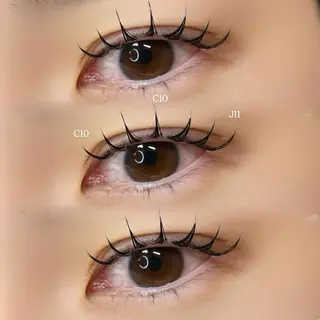 マツエク・マツパ Mell Yuuna ♡パリエク /束感のマツエク・マツパデザイン