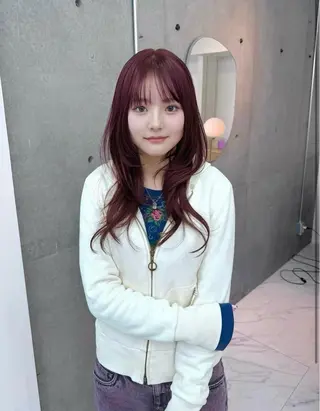 セミロング kusa daのヘアスタイル